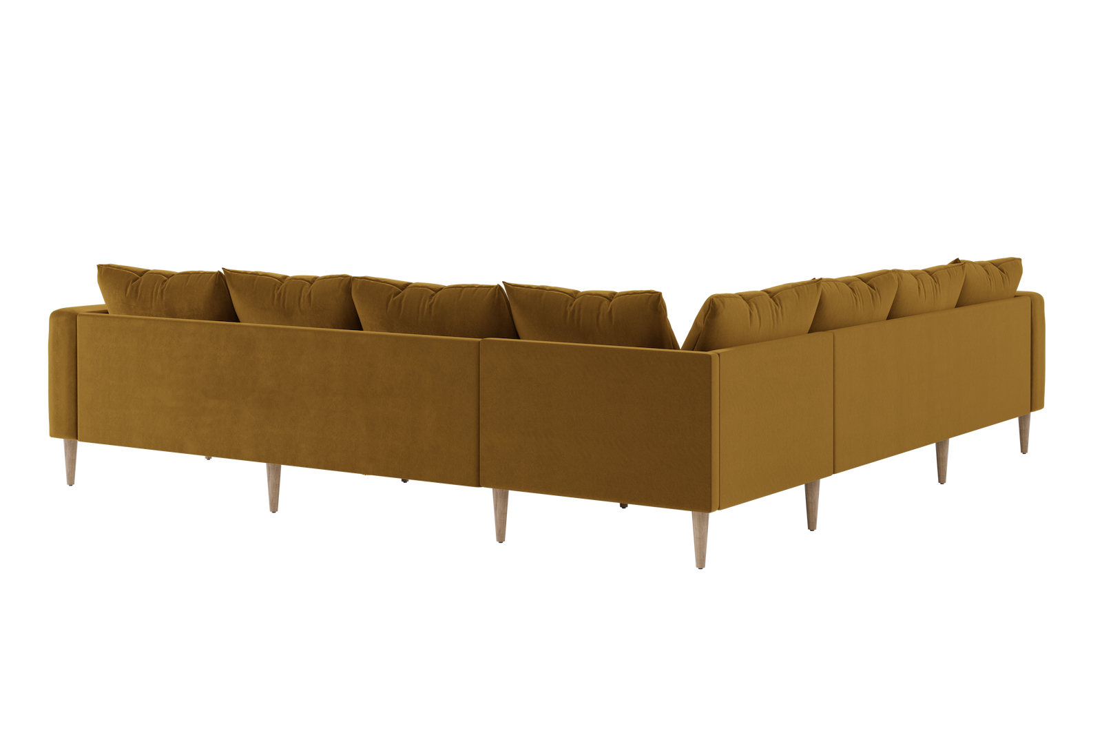 The Essential Corner Sectional (7 Seat) in Recycled Velvet