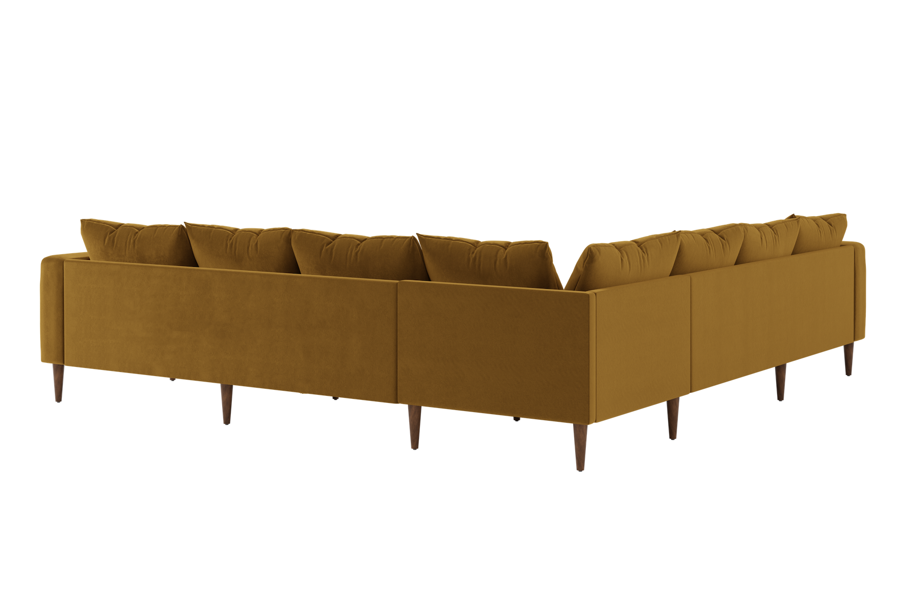 The Essential Corner Sectional (7 Seat) in Recycled Velvet