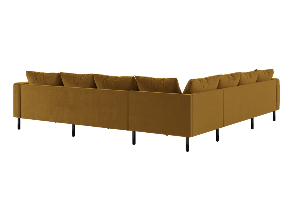 The Essential Corner Sectional (7 Seat) in Recycled Velvet