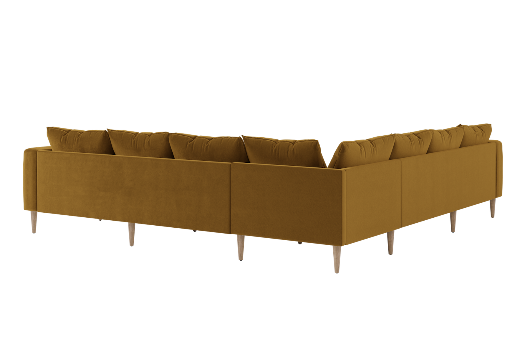 The Essential Corner Sectional (7 Seat) in Recycled Velvet