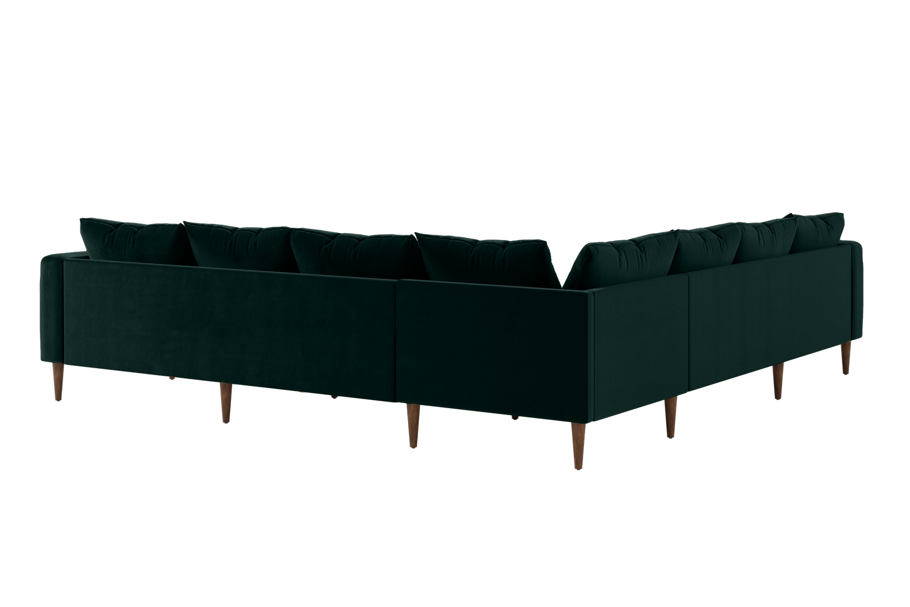 The Essential Corner Sectional (7 Seat) in Recycled Velvet