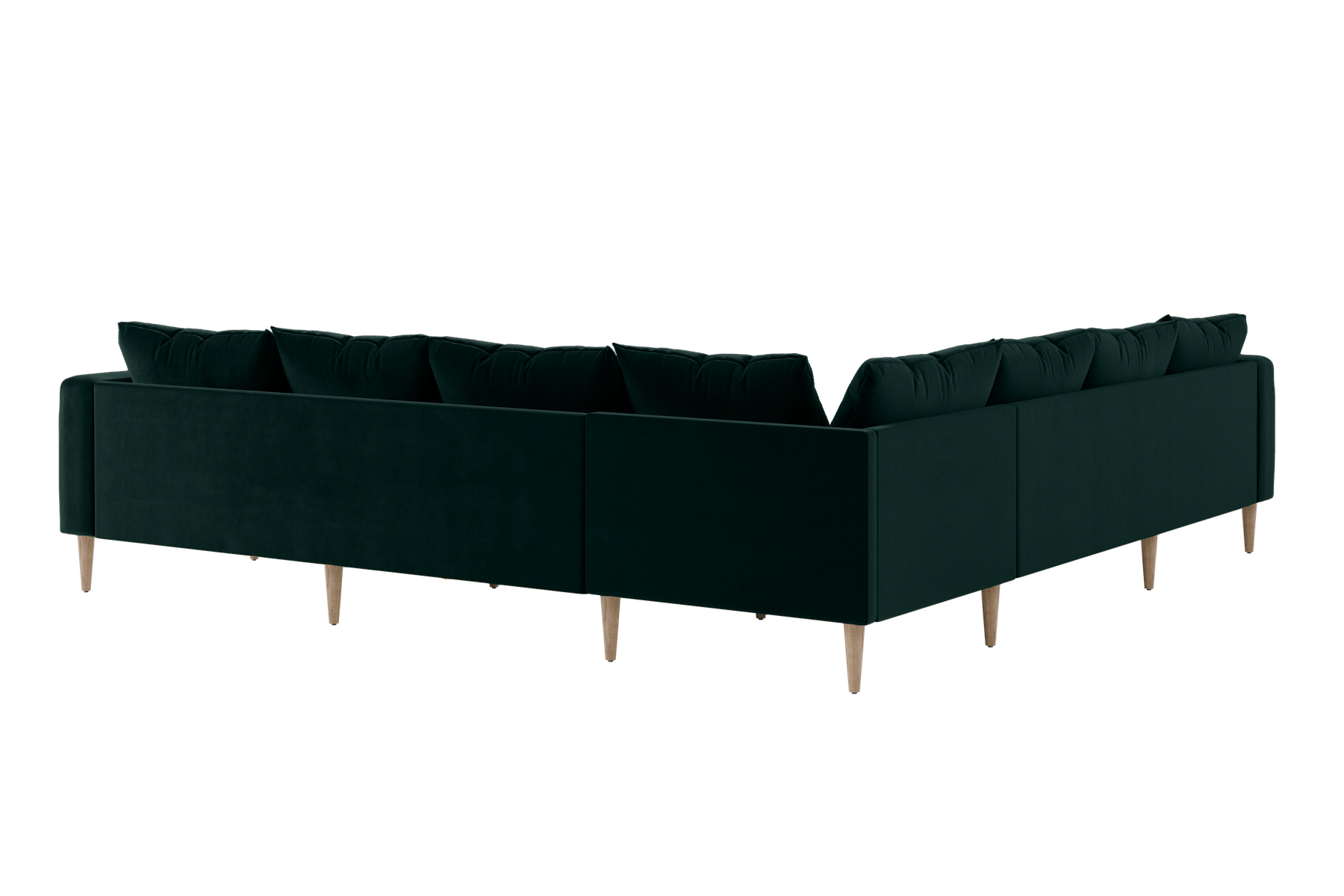 The Essential Corner Sectional (7 Seat) in Recycled Velvet