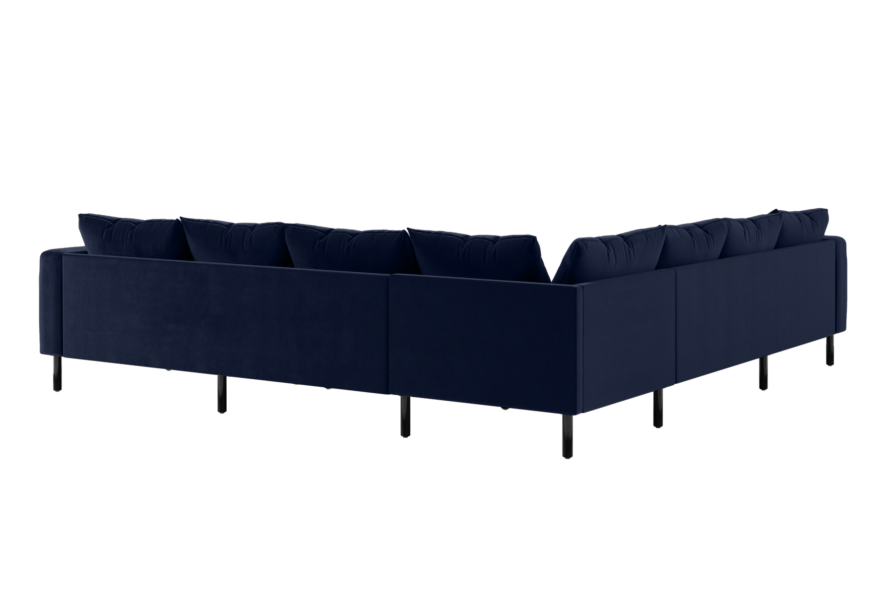 The Essential Corner Sectional (7 Seat) in Recycled Velvet