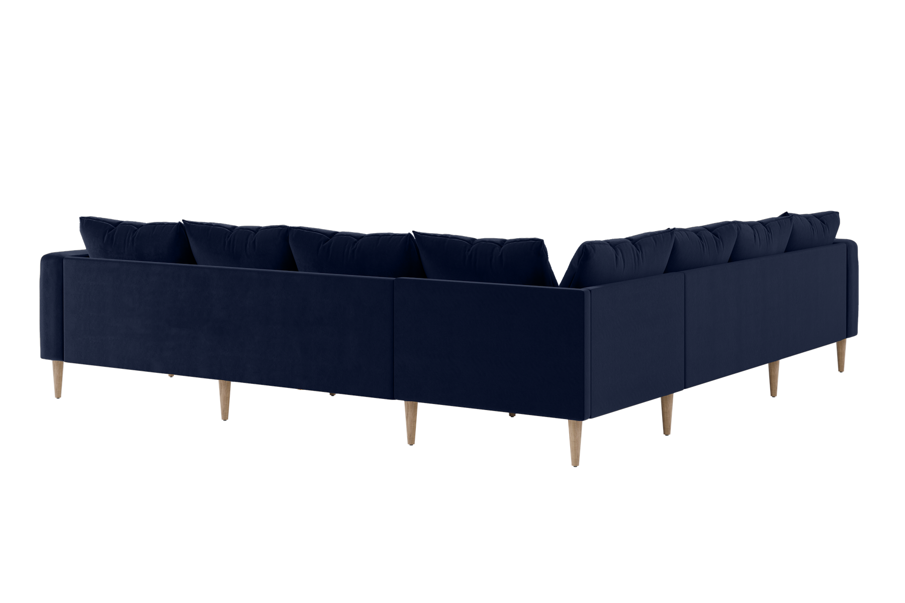 The Essential Corner Sectional (7 Seat) in Recycled Velvet