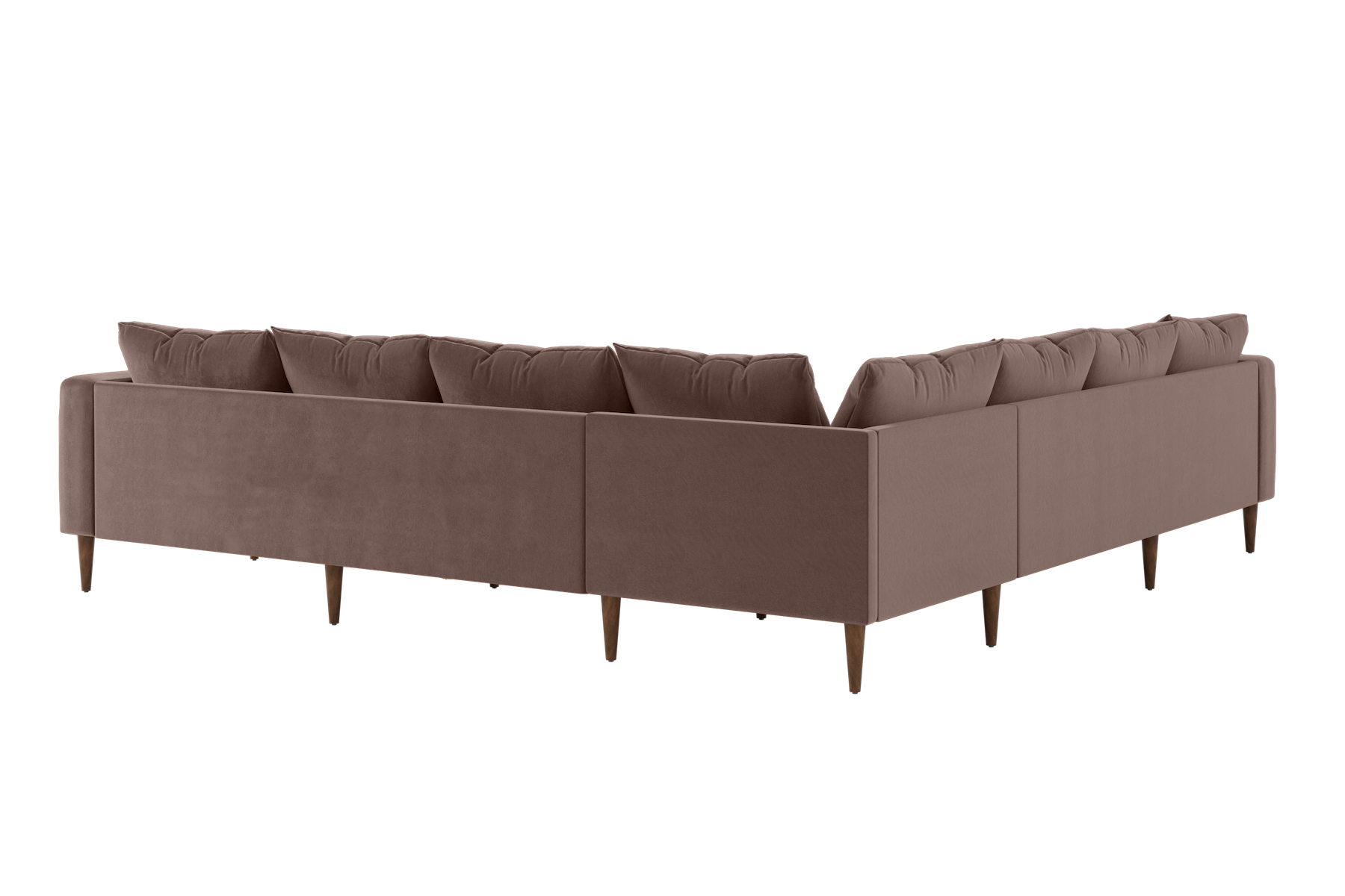 The Essential Corner Sectional (7 Seat) in Recycled Velvet