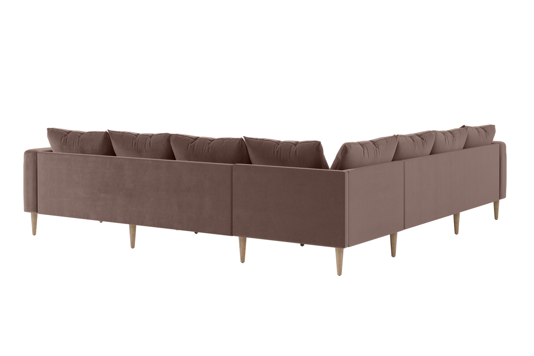 The Essential Corner Sectional (7 Seat) in Recycled Velvet