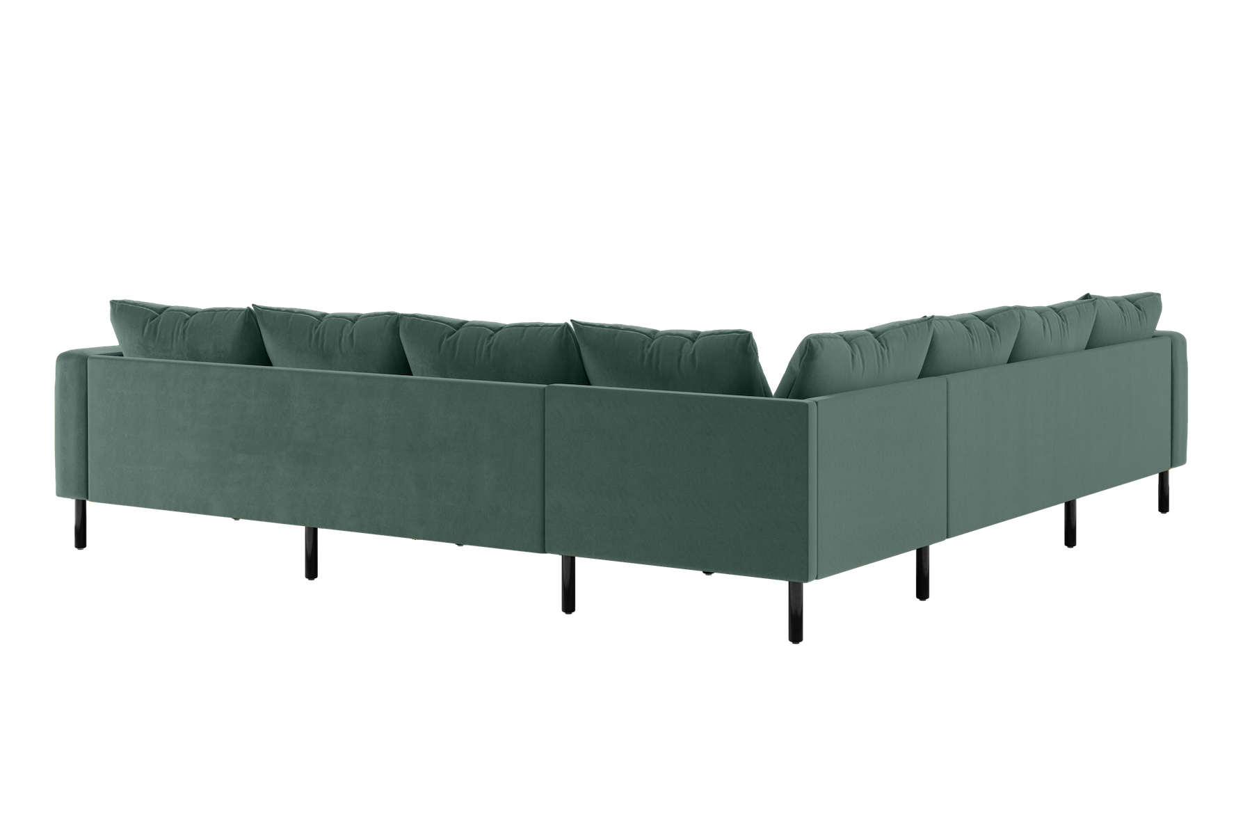 The Essential Corner Sectional (7 Seat) in Recycled Velvet