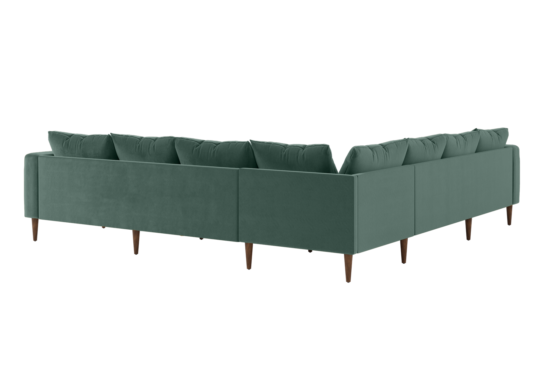 The Essential Corner Sectional (7 Seat) in Recycled Velvet