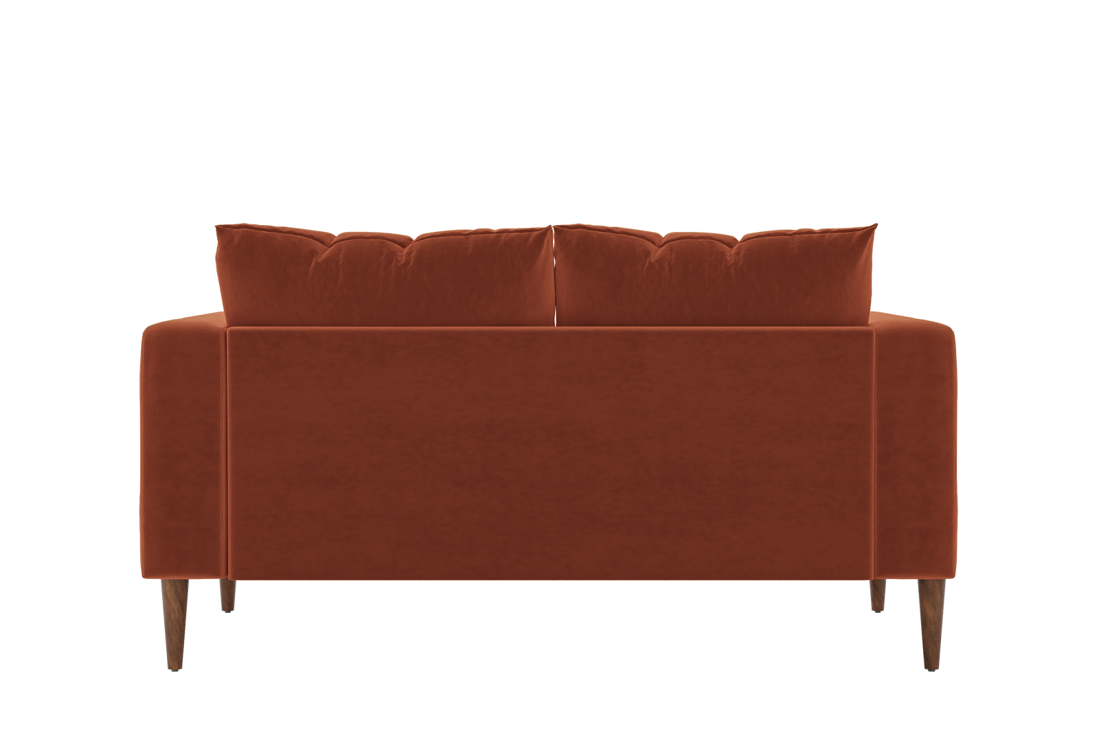 The Essential Loveseat Sectional in Recycled Velvet