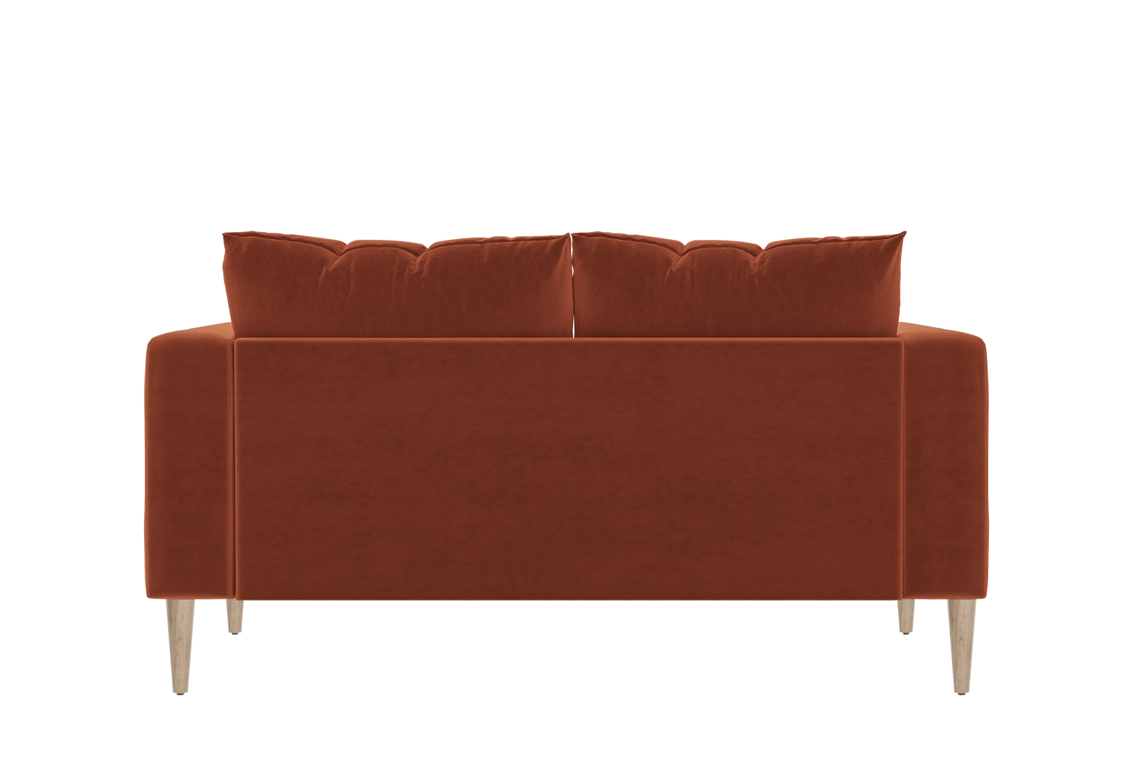 The Essential Loveseat Sectional in Recycled Velvet