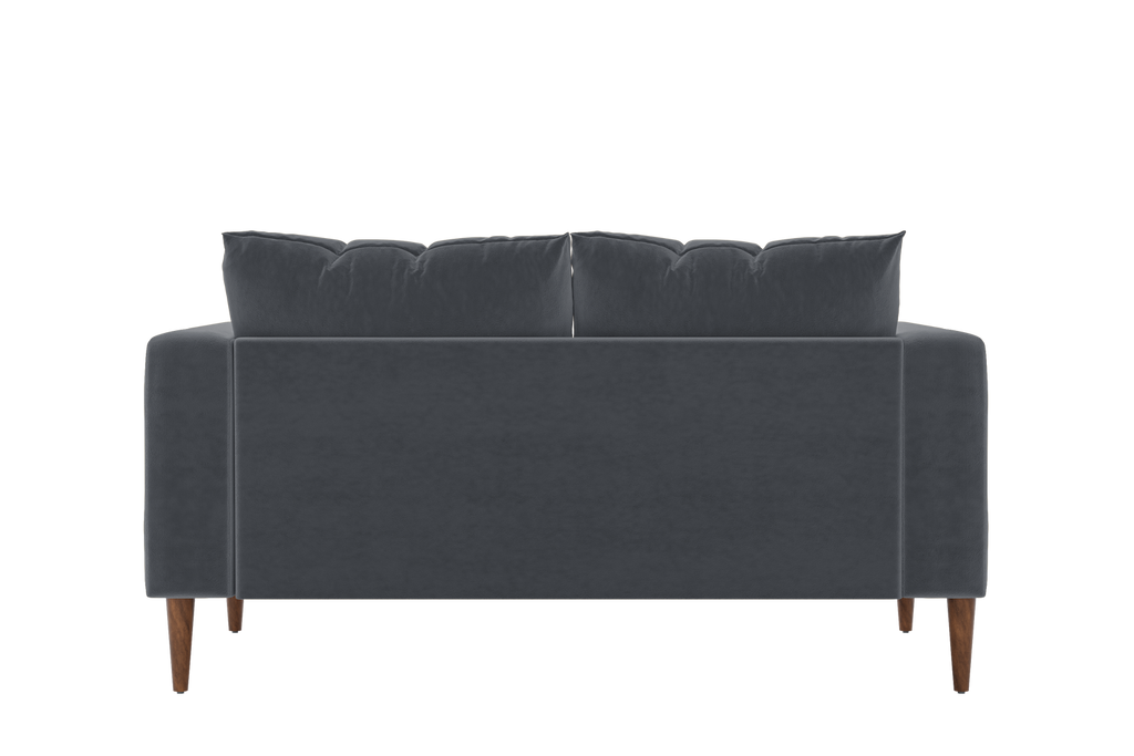 The Essential Loveseat Sectional in Recycled Velvet