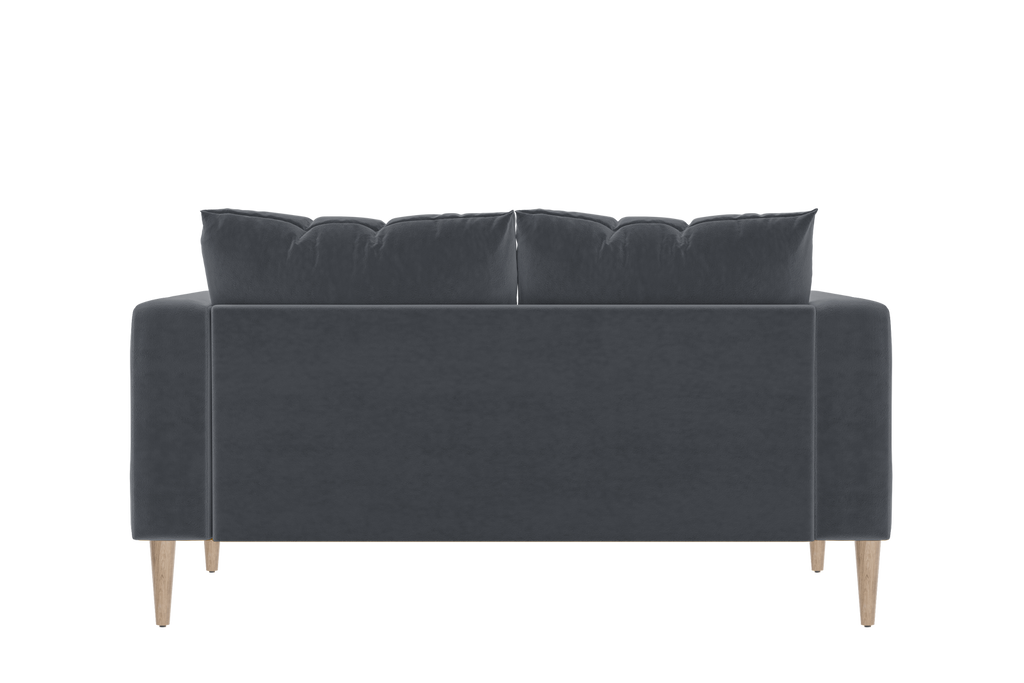 The Essential Loveseat Sectional in Recycled Velvet