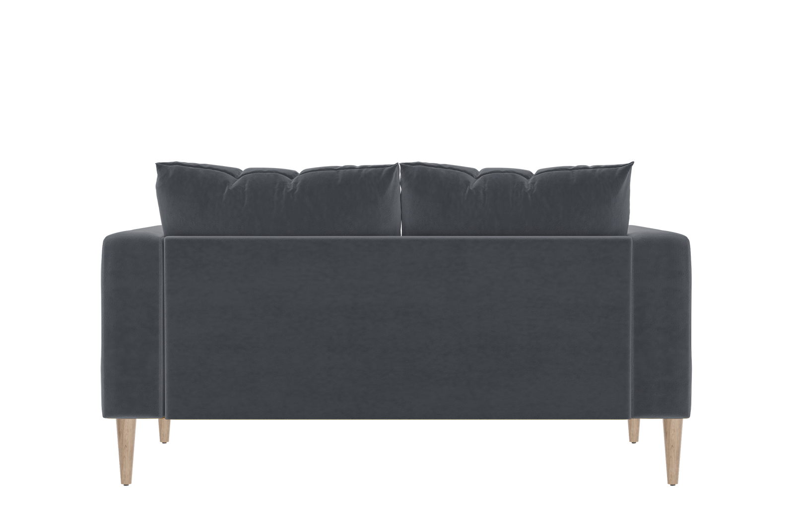 The Essential Loveseat Sectional in Recycled Velvet
