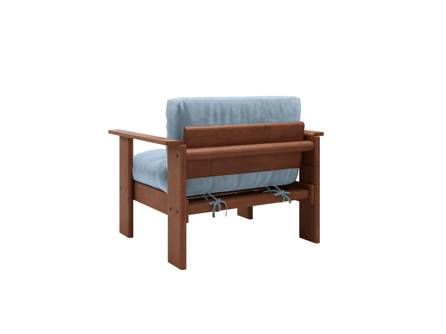 The Bacana Armchair in Recycled Velvet