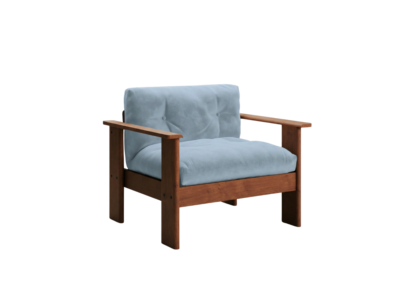 The Bacana Armchair in Recycled Velvet