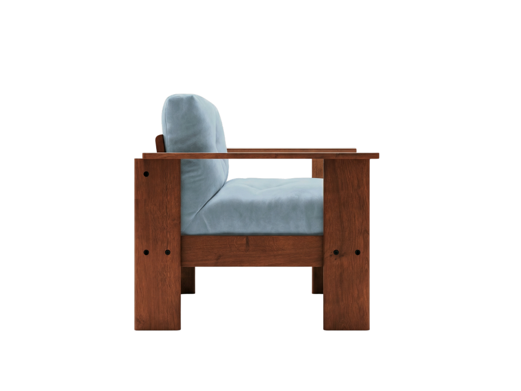 The Bacana Armchair in Recycled Velvet