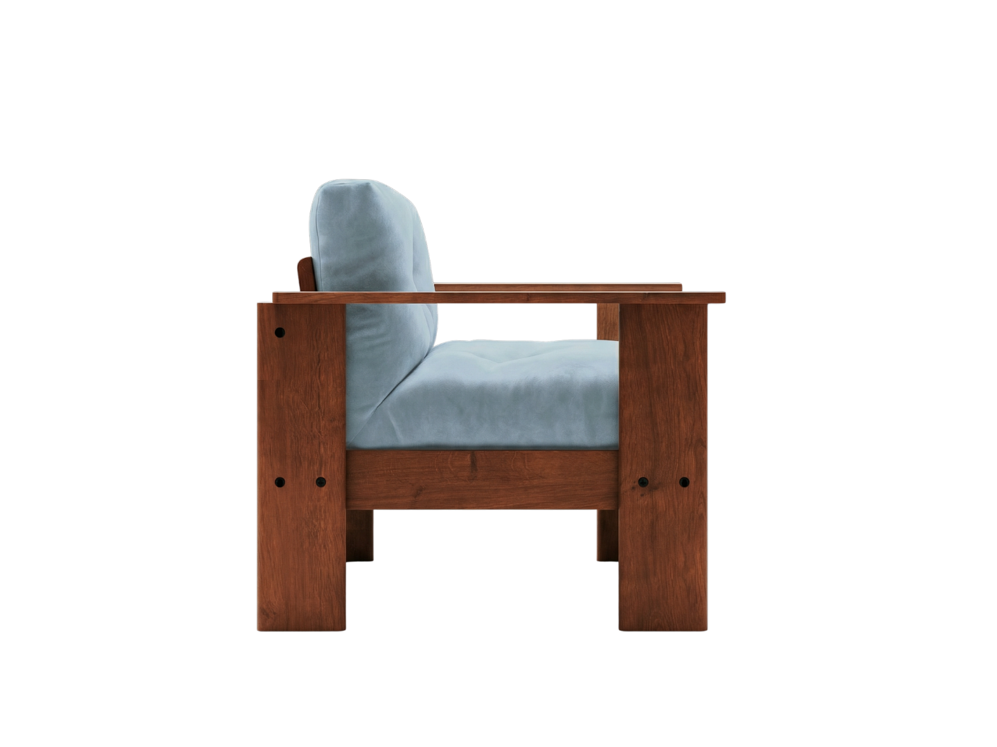 The Bacana Armchair in Recycled Velvet
