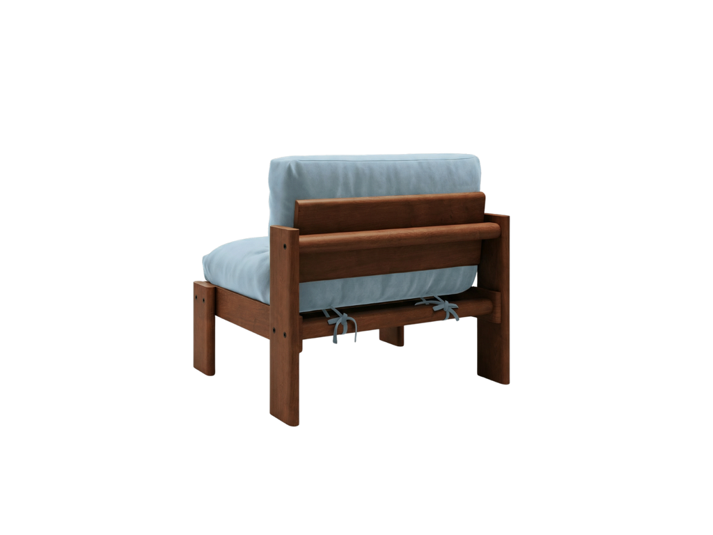 The Bacana Lounge Chair in Recycled Velvet