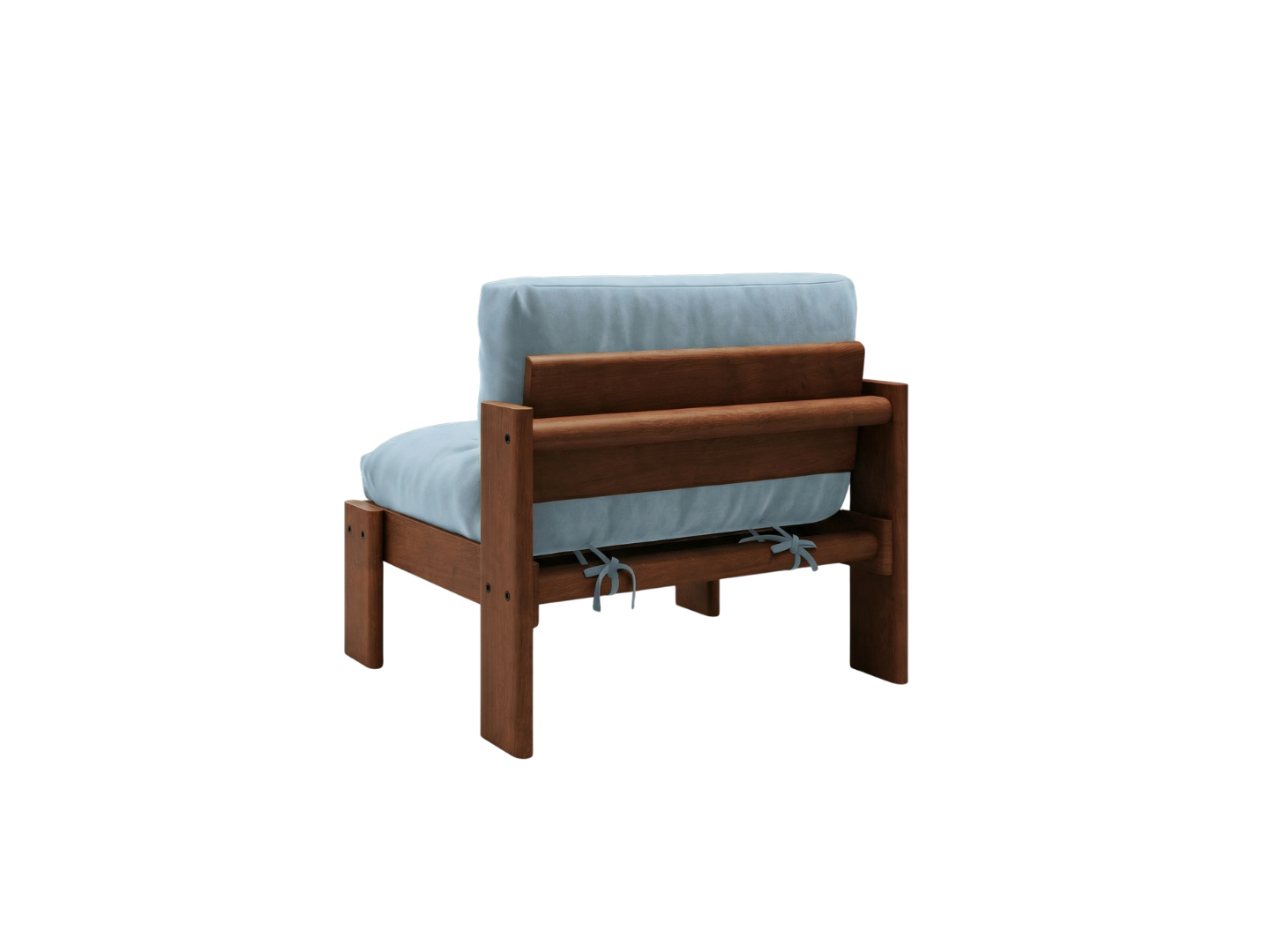 The Bacana Lounge Chair in Recycled Velvet
