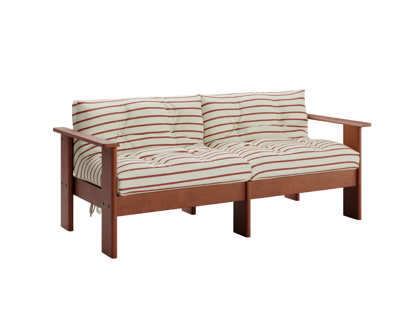 The Bacana Loveseat in Hemp