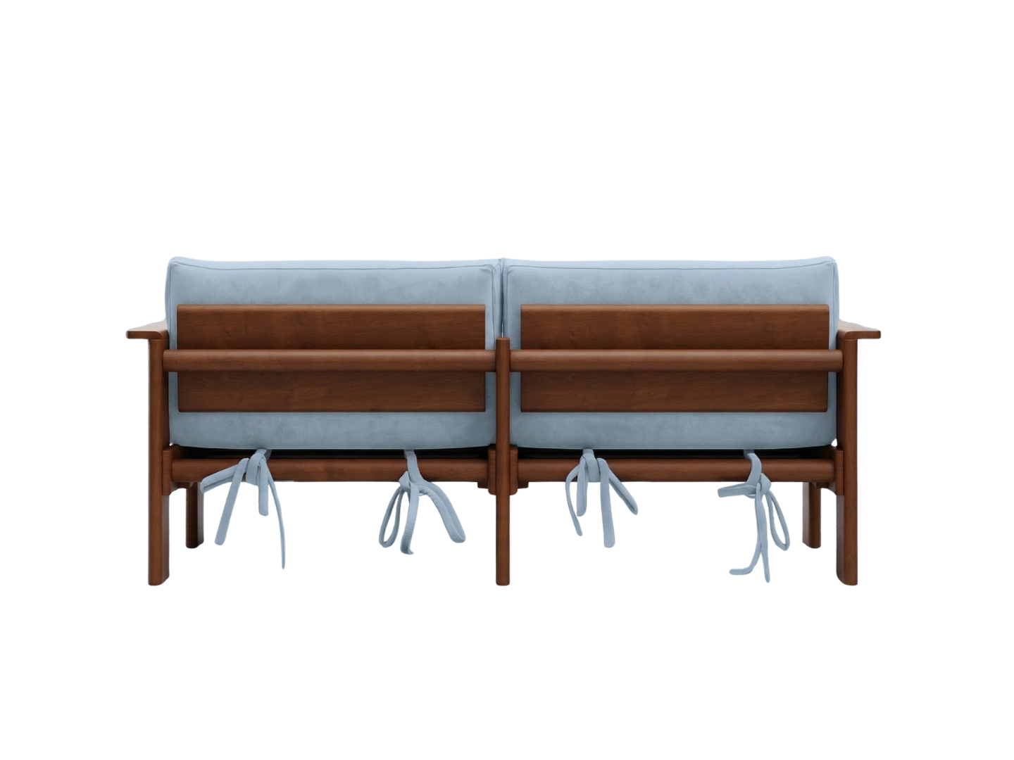 The Bacana Loveseat in Recycled Velvet