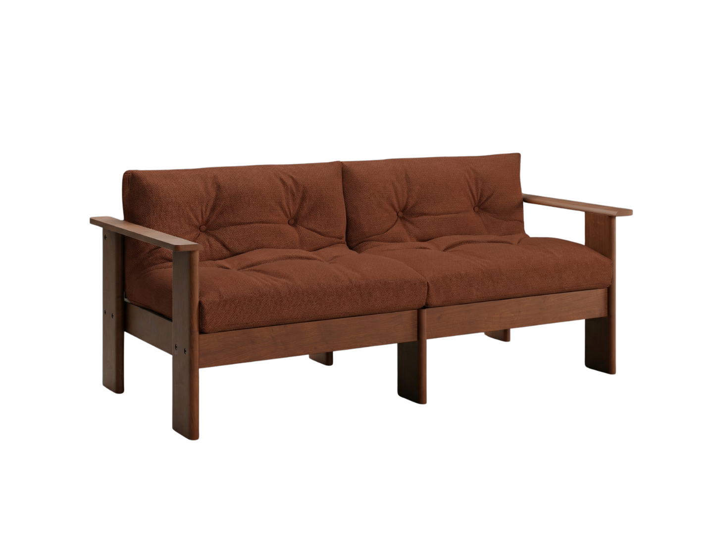 The Bacana Loveseat in Hemp
