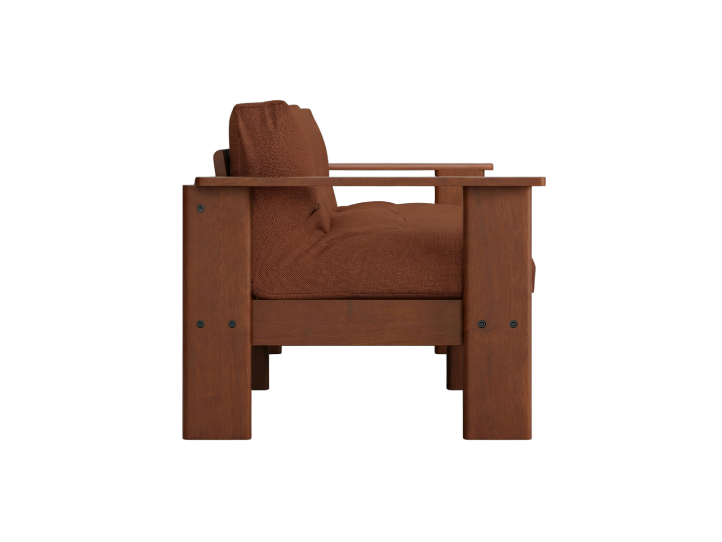 The Bacana Loveseat in Hemp