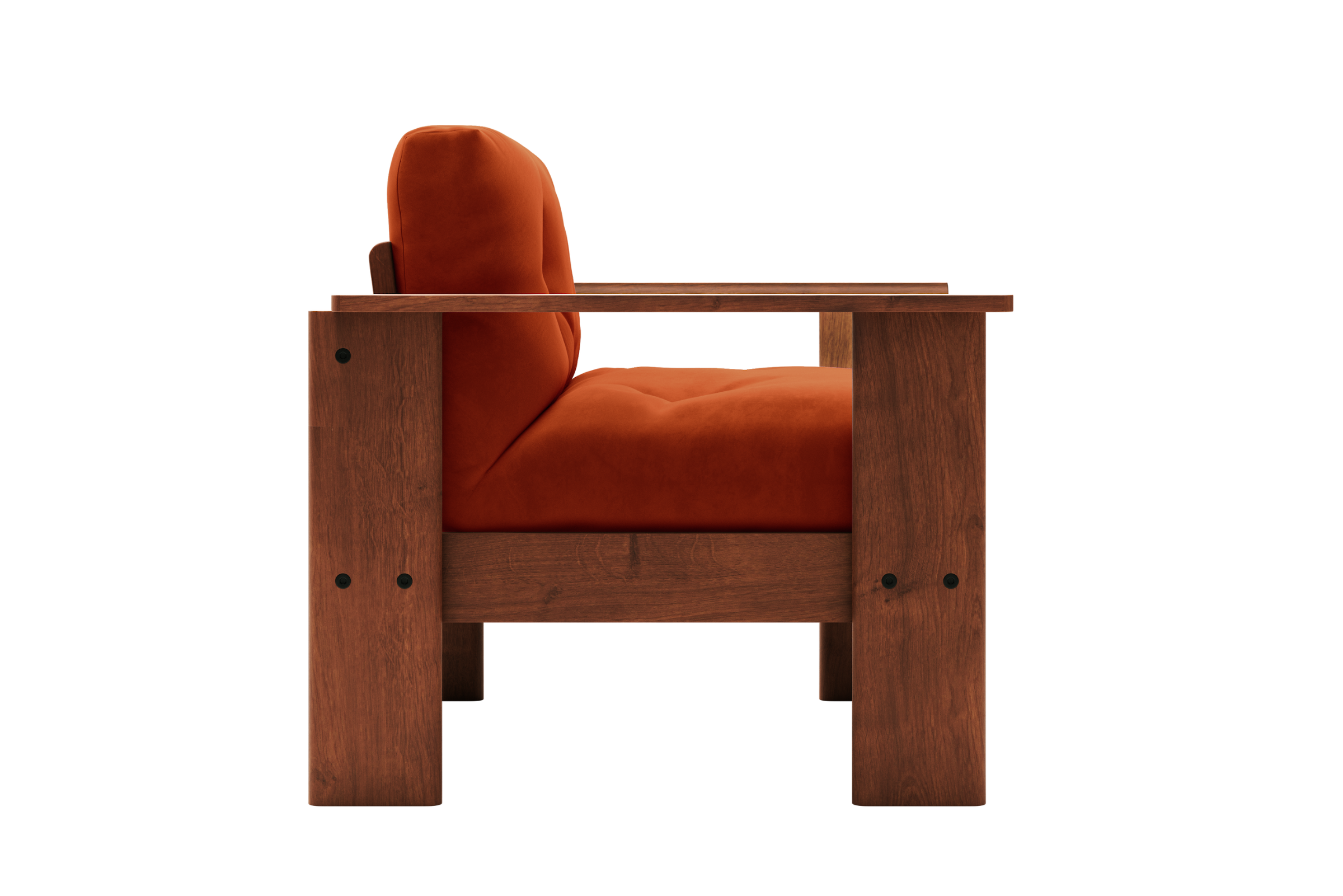 The Bacana Armchair in Recycled Velvet