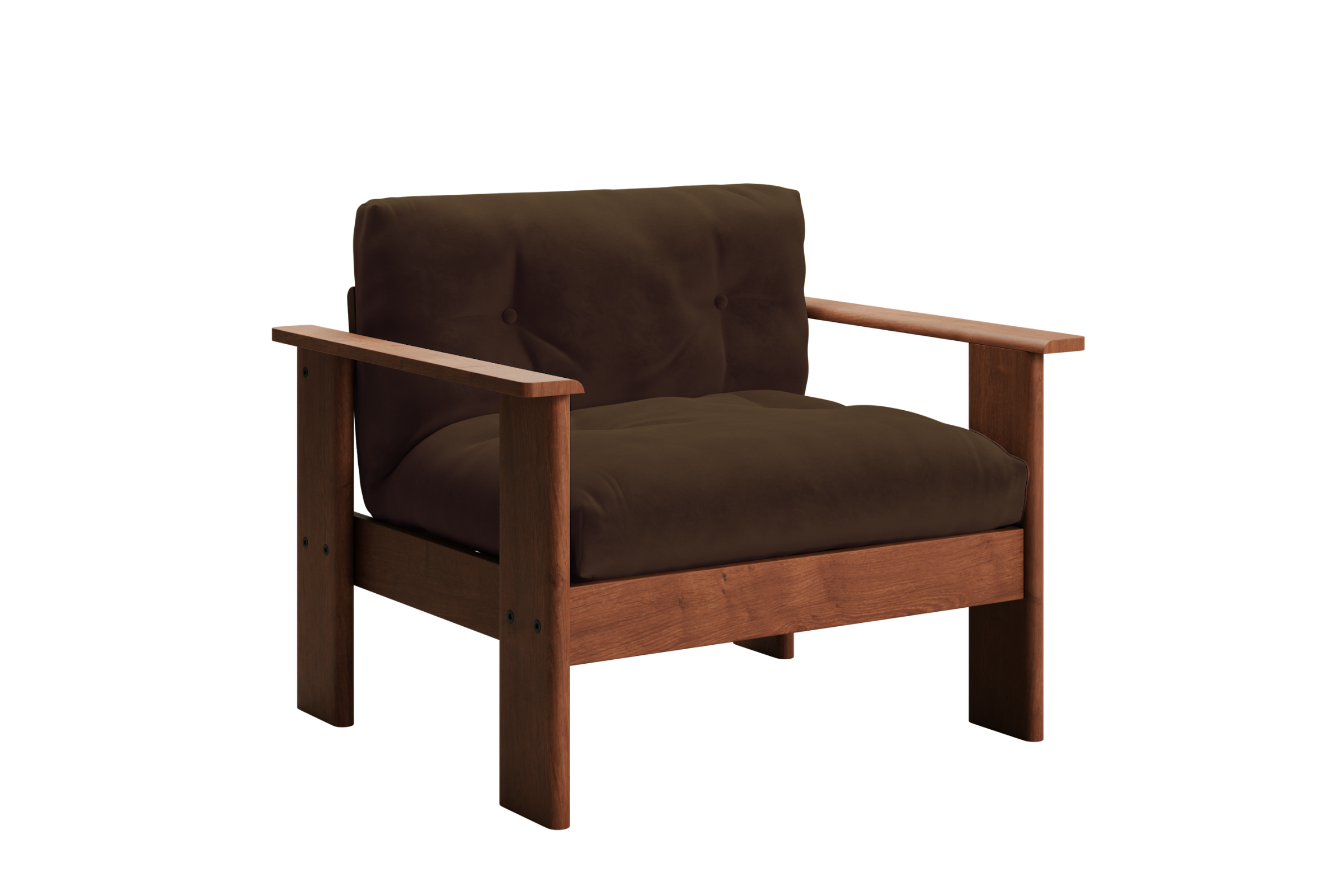 The Bacana Armchair in Recycled Velvet