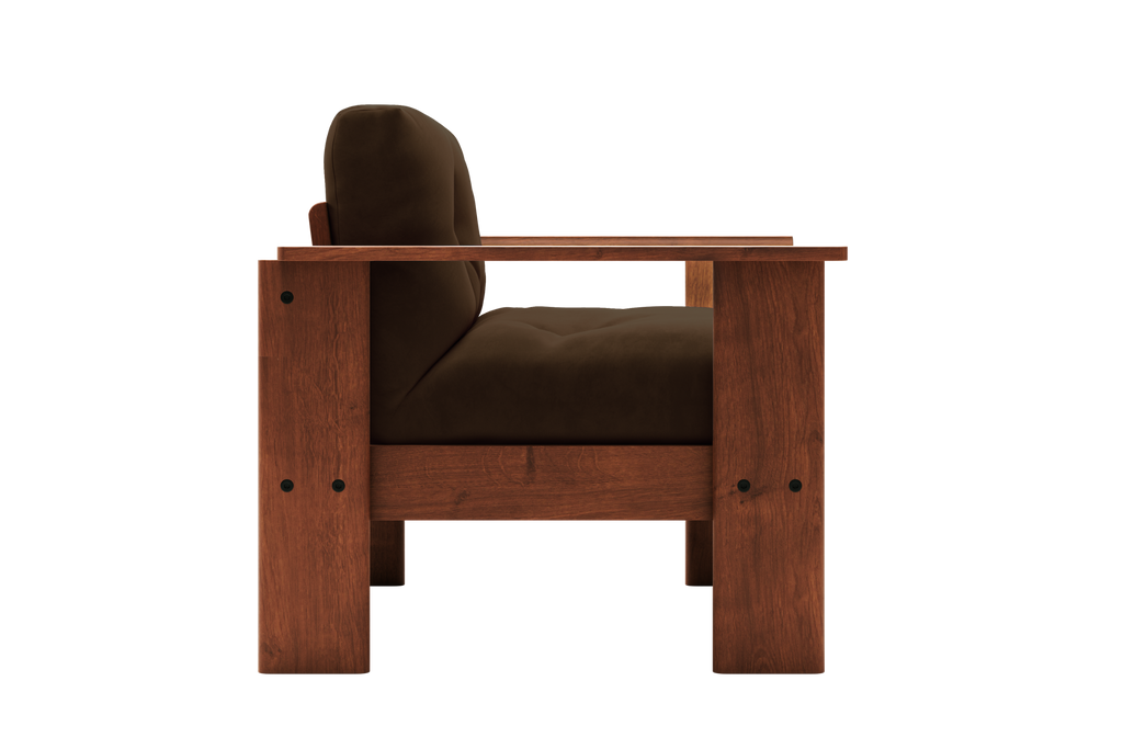The Bacana Armchair in Recycled Velvet
