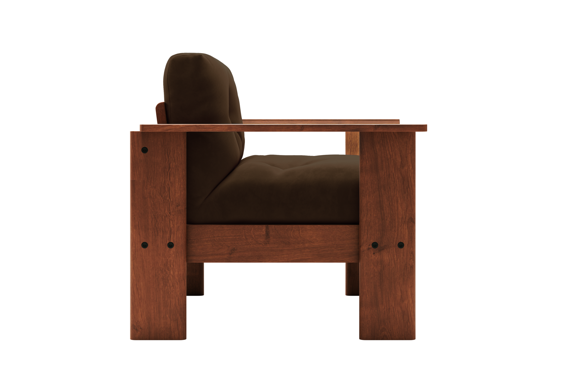 The Bacana Armchair in Recycled Velvet