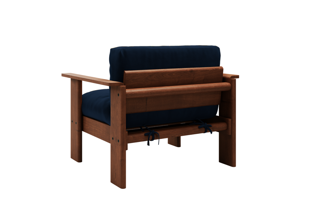 The Bacana Armchair in Recycled Velvet