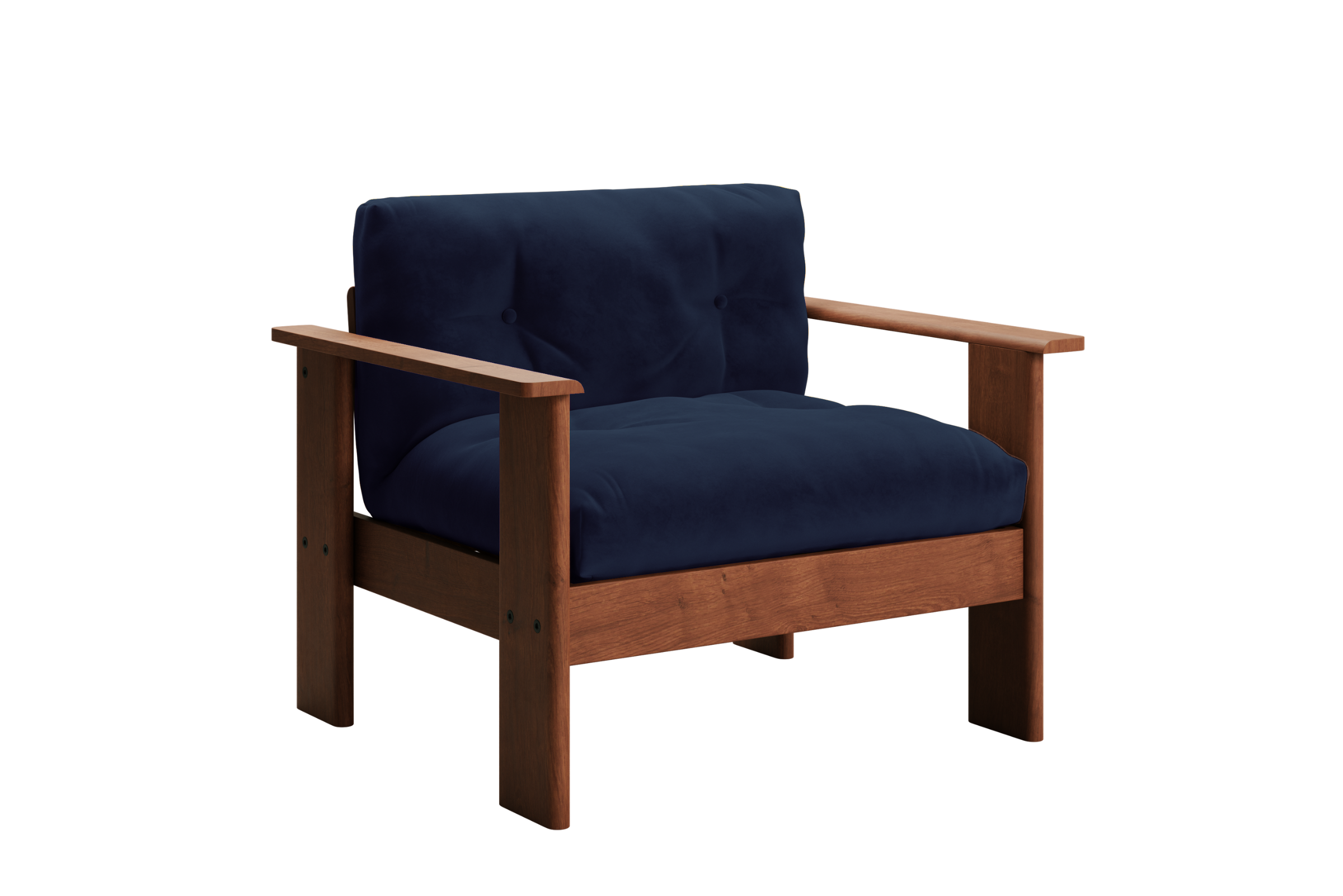 The Bacana Armchair in Recycled Velvet