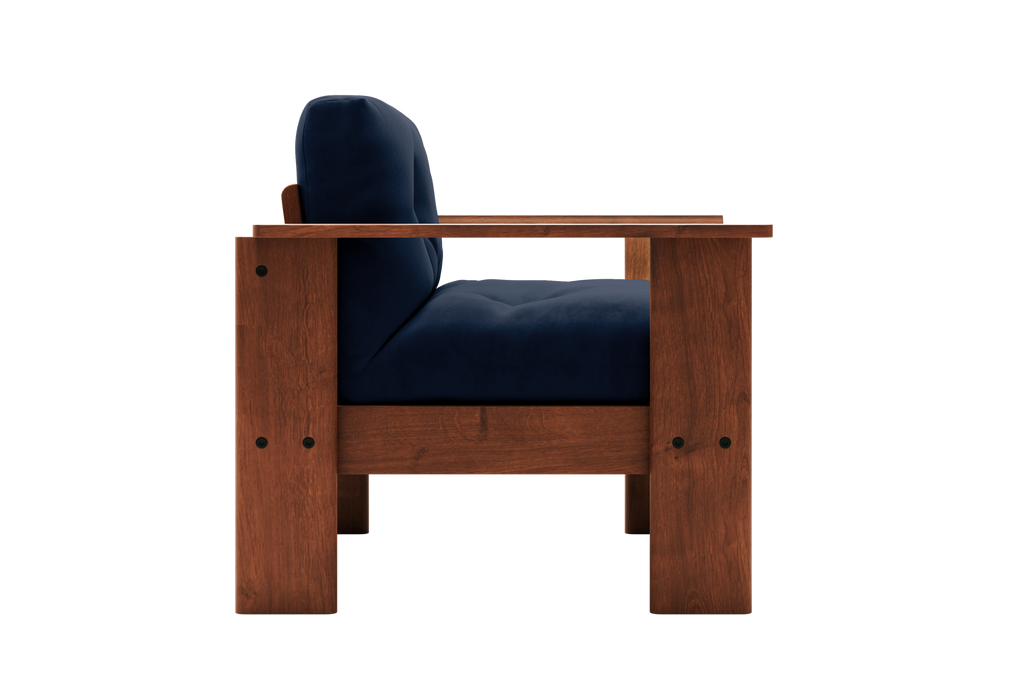 The Bacana Armchair in Recycled Velvet