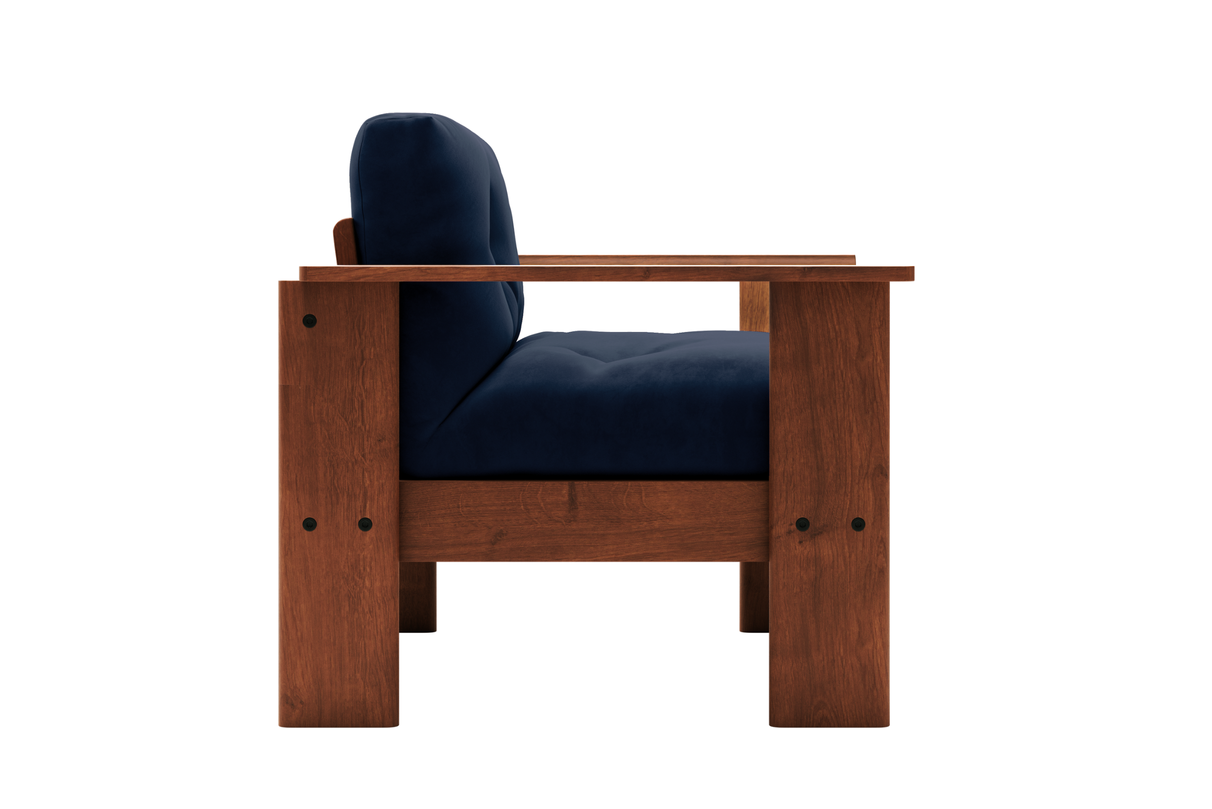 The Bacana Armchair in Recycled Velvet