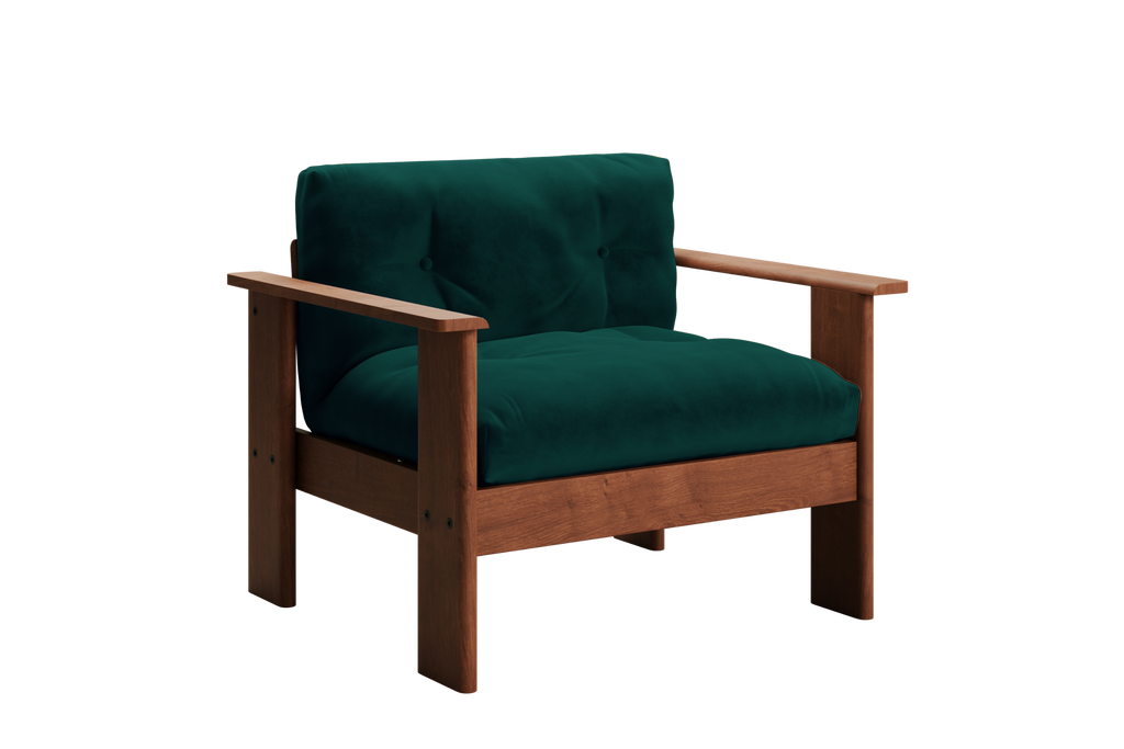 The Bacana Armchair in Recycled Velvet
