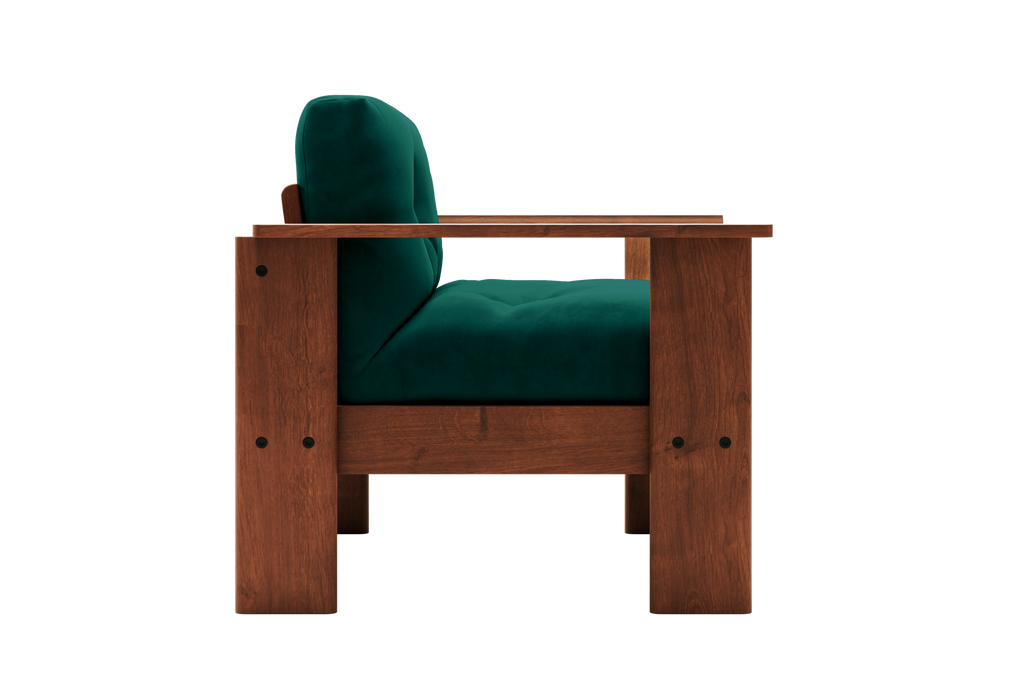 The Bacana Armchair in Recycled Velvet