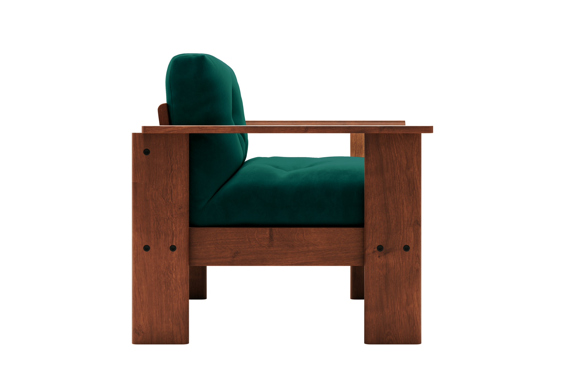 The Bacana Armchair in Recycled Velvet