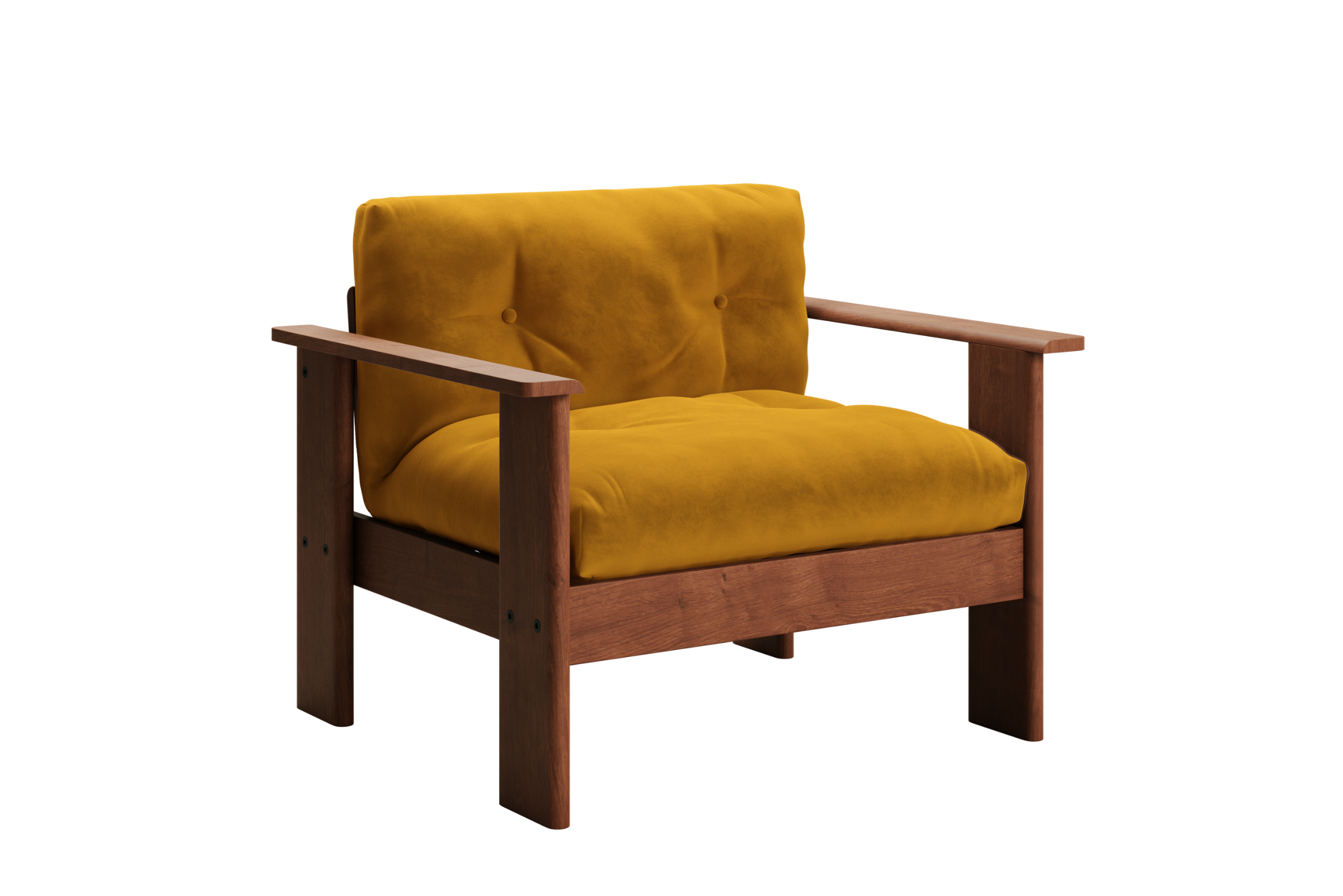 The Bacana Armchair in Recycled Velvet