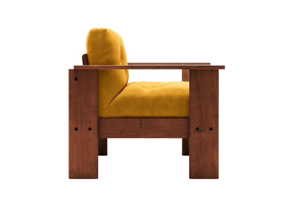 The Bacana Armchair in Recycled Velvet