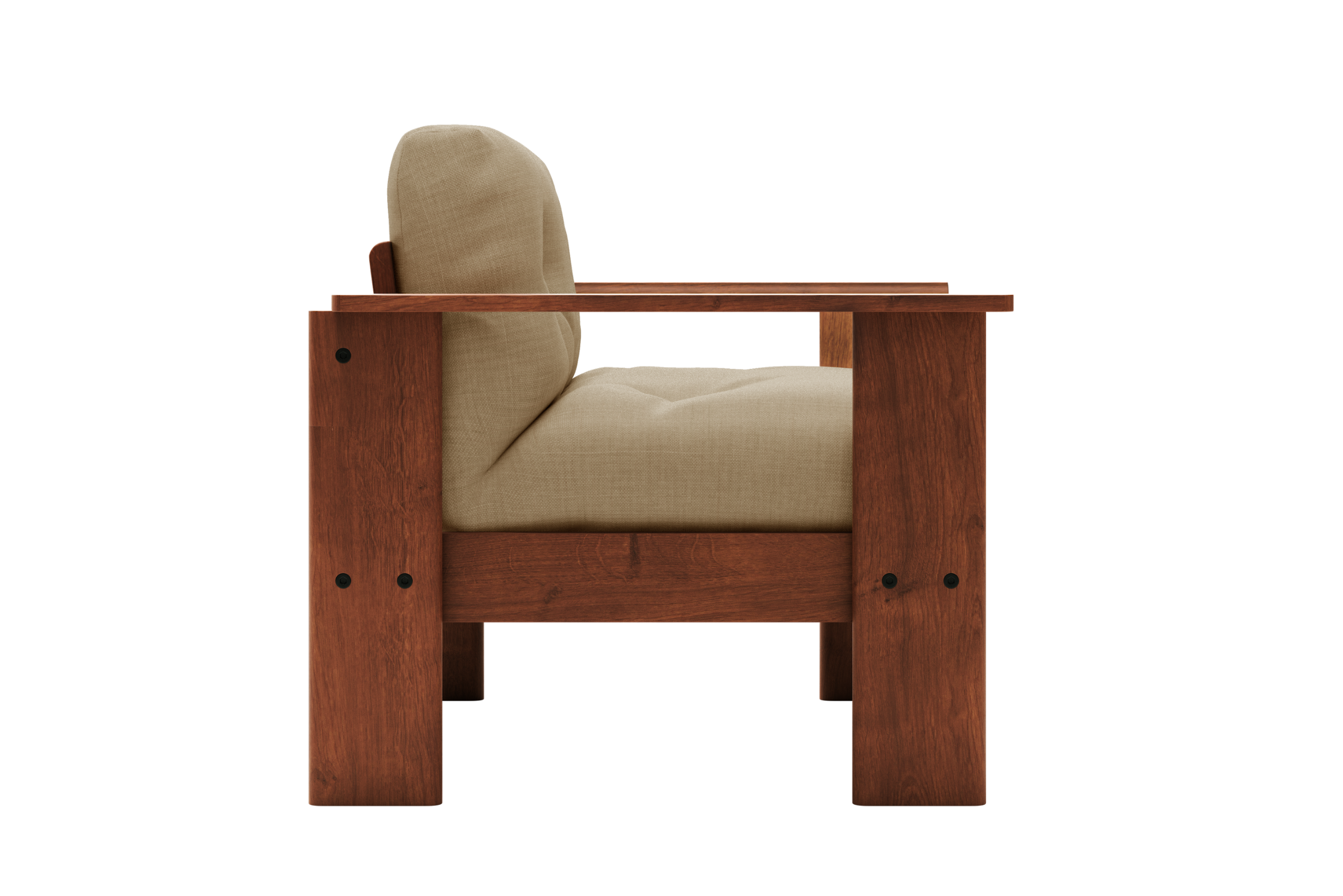 The Bacana Armchair in Hemp