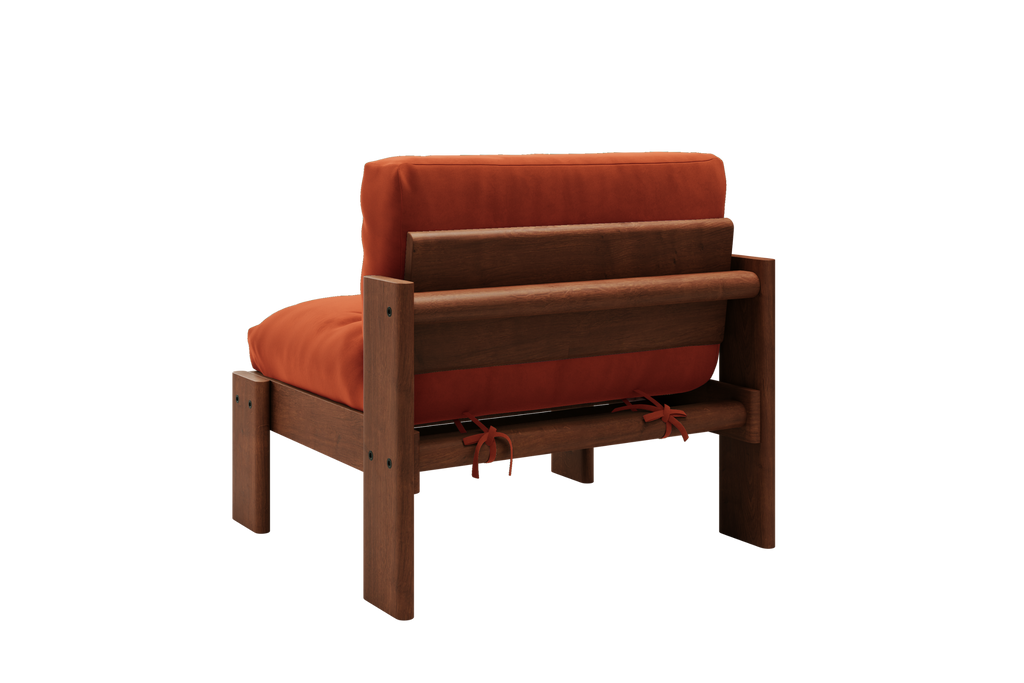 The Bacana Lounge Chair in Recycled Velvet