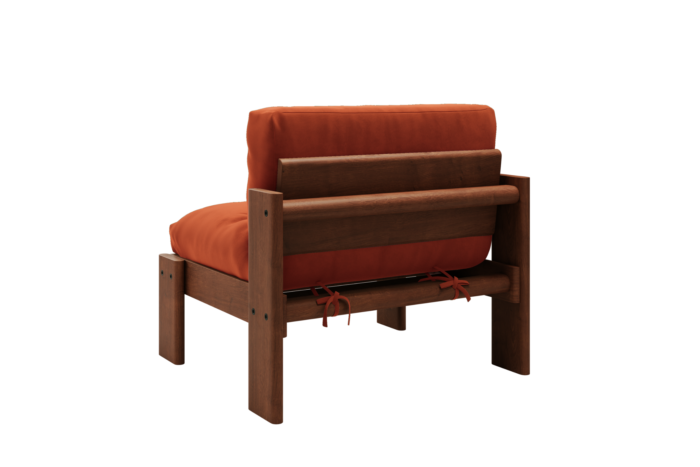 The Bacana Lounge Chair in Recycled Velvet