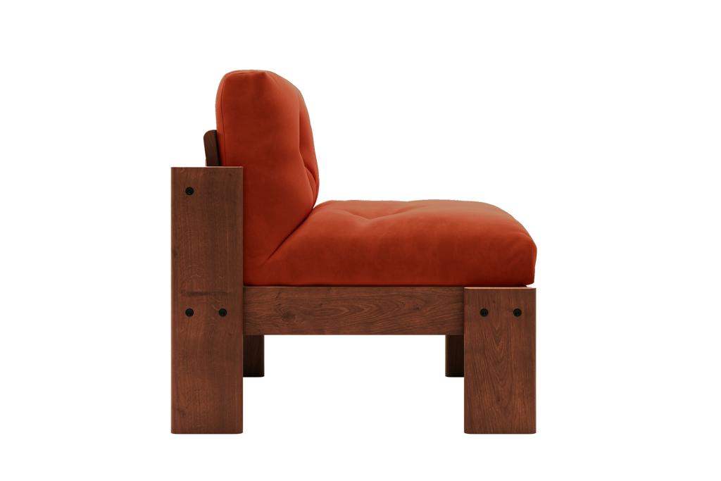 The Bacana Lounge Chair in Recycled Velvet