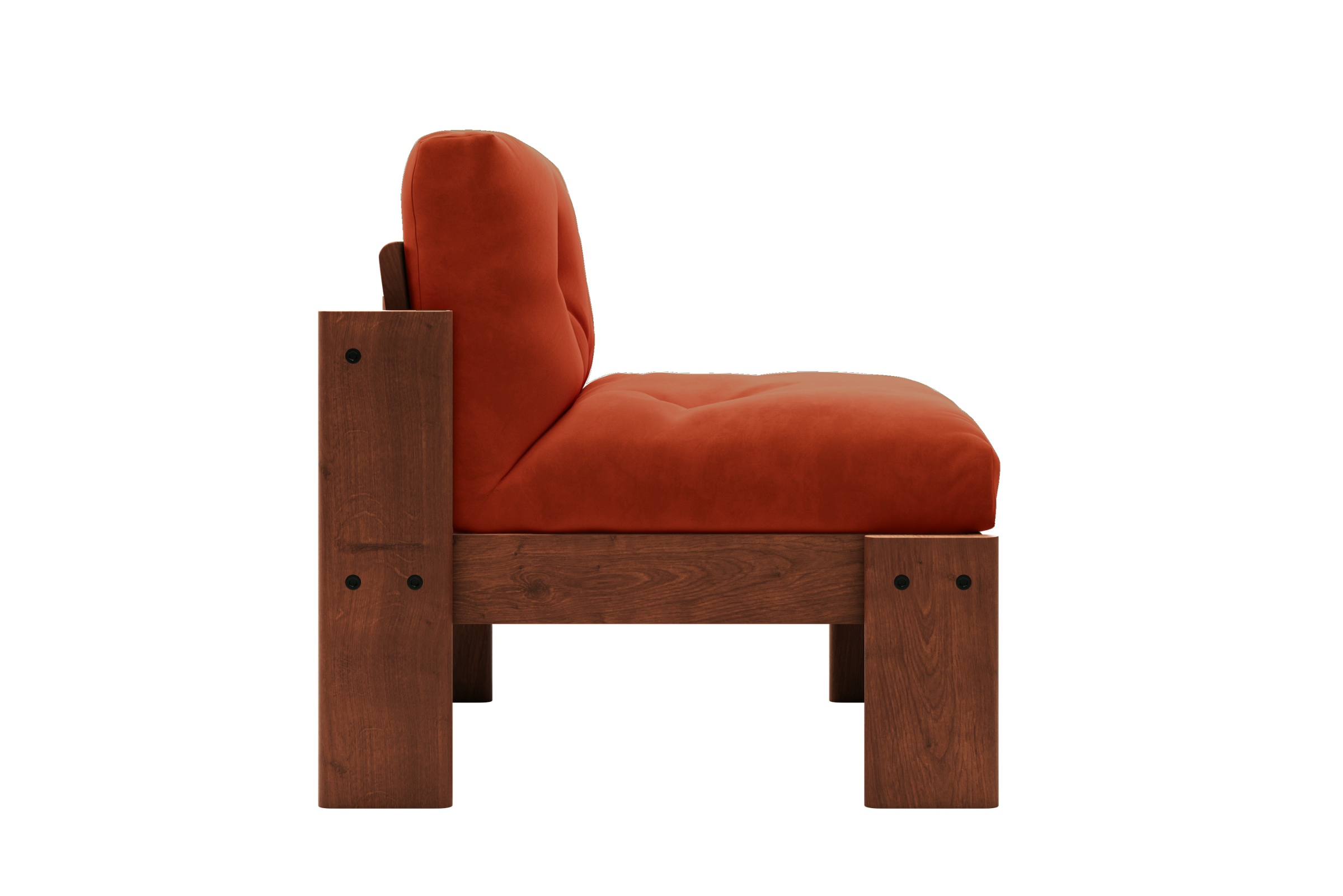 The Bacana Lounge Chair in Recycled Velvet