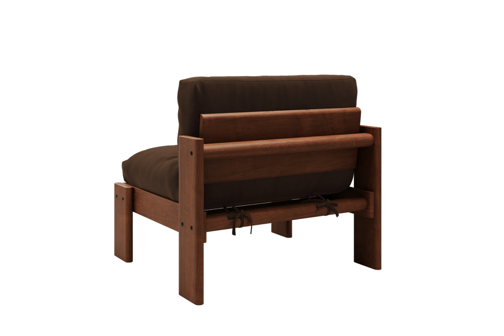 The Bacana Lounge Chair in Recycled Velvet
