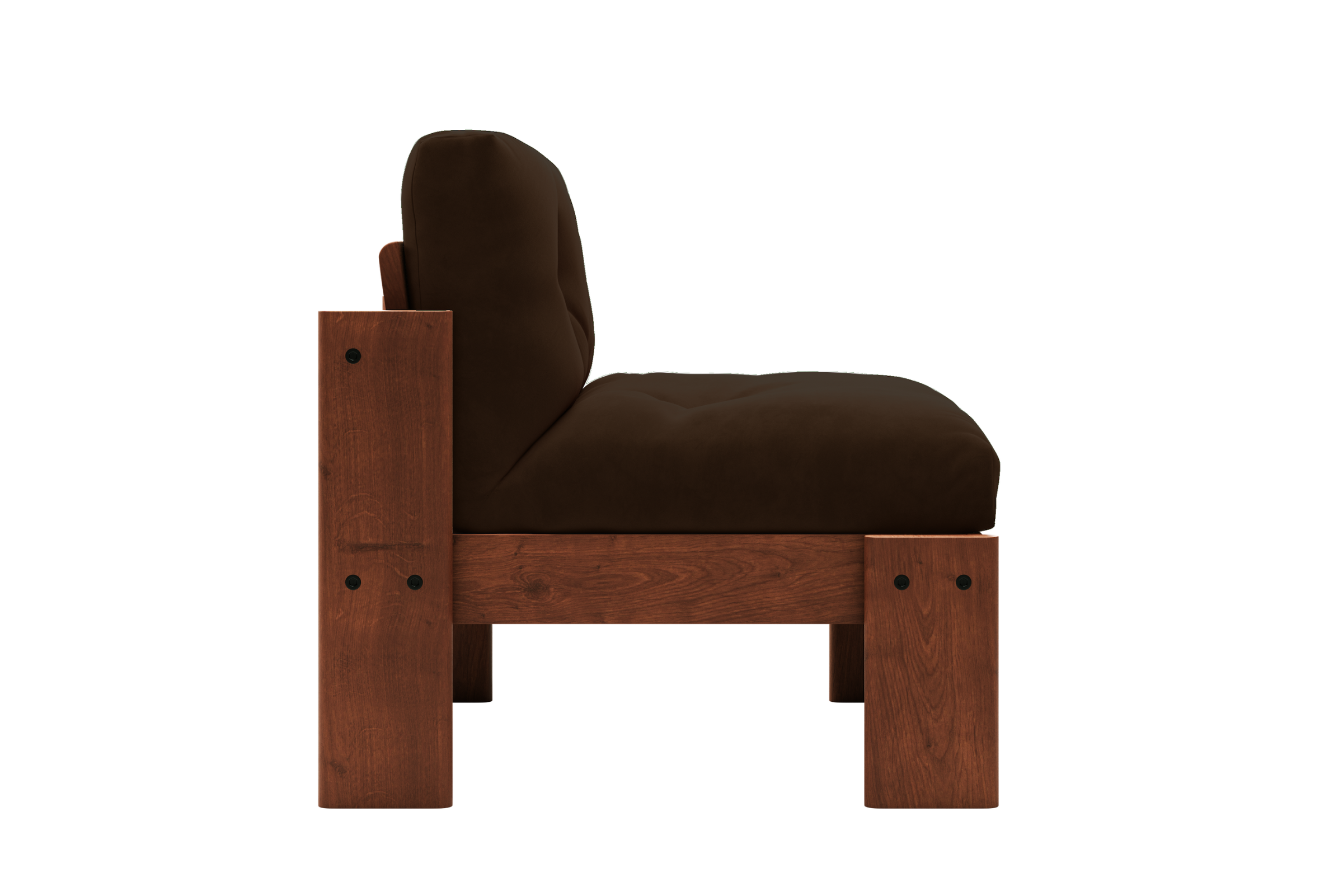 The Bacana Lounge Chair in Recycled Velvet