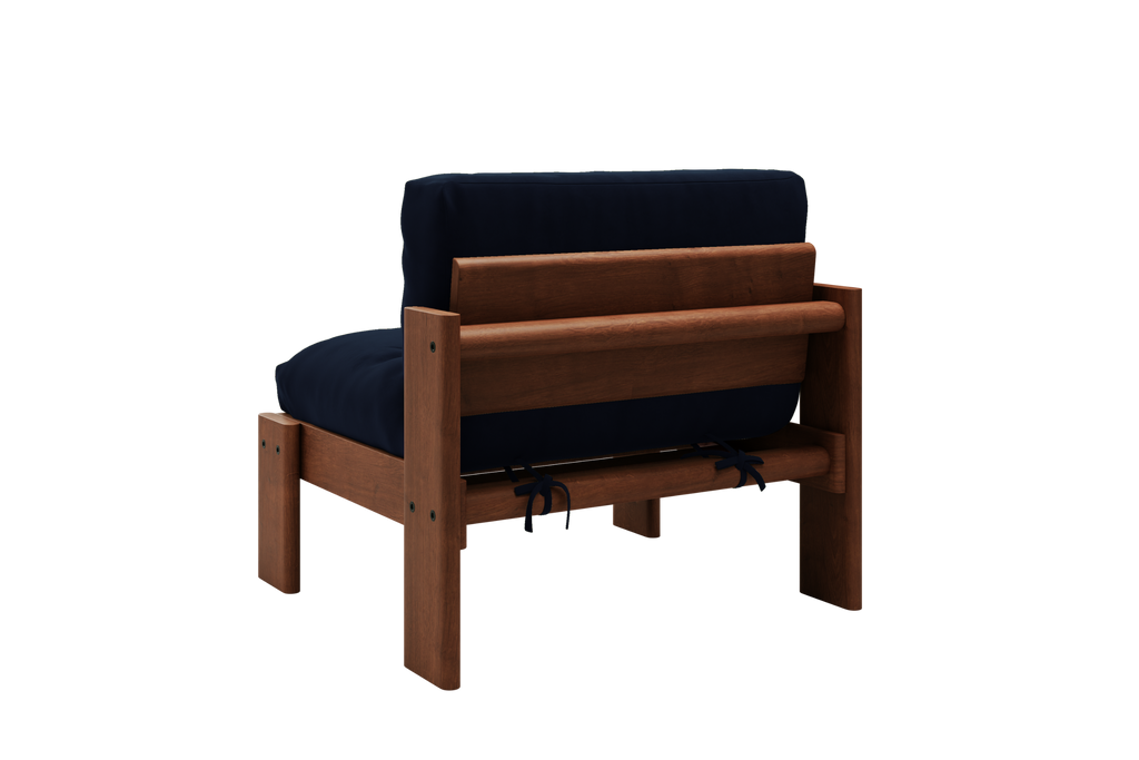 The Bacana Lounge Chair in Recycled Velvet