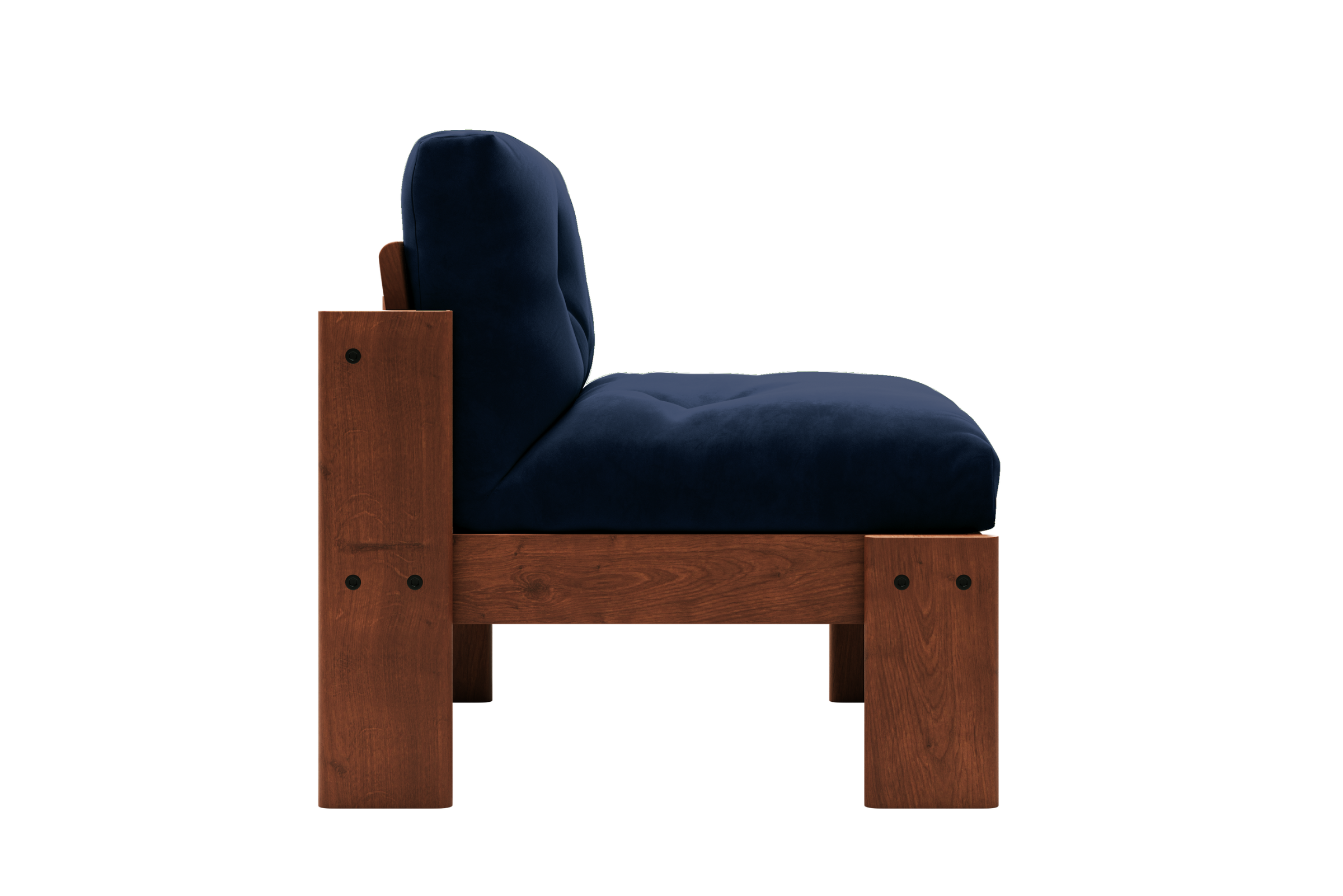 The Bacana Lounge Chair in Recycled Velvet
