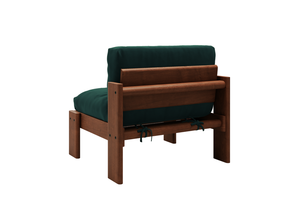 The Bacana Lounge Chair in Recycled Velvet